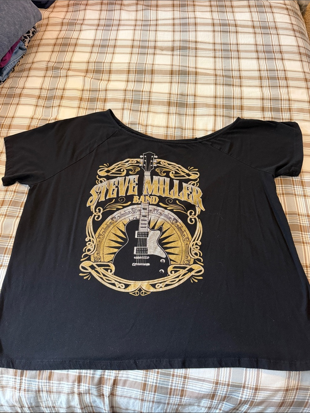 Kids Black Graphic Tee